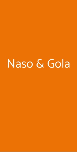 Naso & Gola, Alice Bel Colle