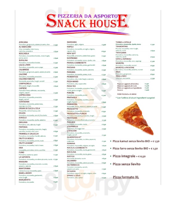 Snack House - Pizzeria Da Asporto, Cremona