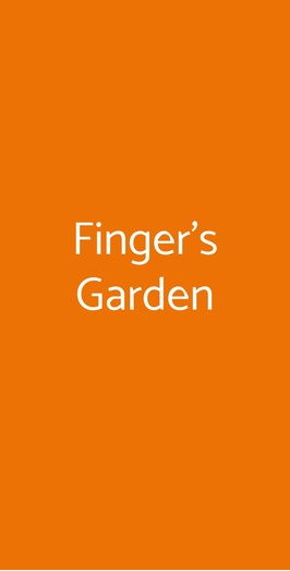 Finger's Garden, Milano