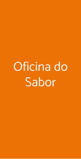 Oficina Do Sabor, Milano