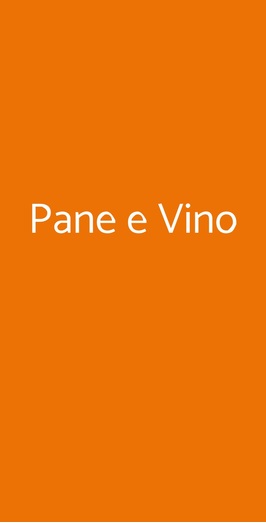 Pane E Vino, Milano