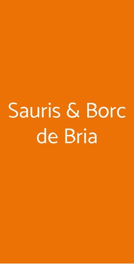 Sauris & Borc Da Bria, Milano