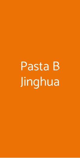 Pasta B Jinghua, Milano