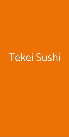 Tekei Sushi, Milano