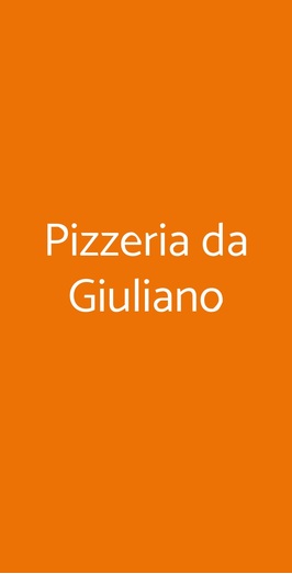 Pizzeria Da Giuliano, Milano