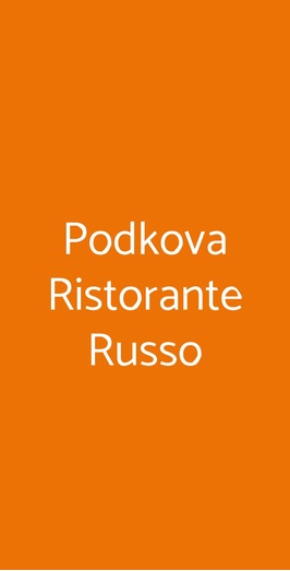 Podkova, Milano