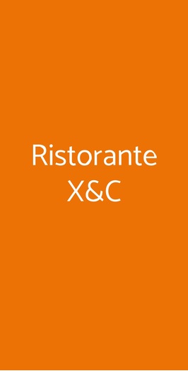 Ristorante X&c, Milano