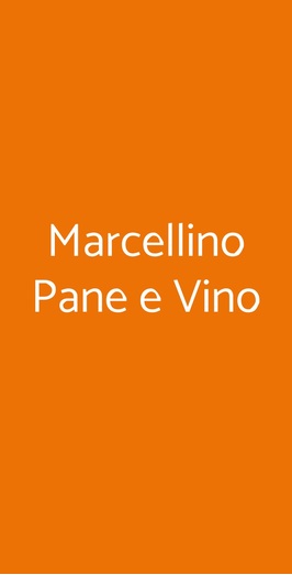 Marcellino Pane E Vino, Milano