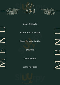 Restaurante Americo's menu