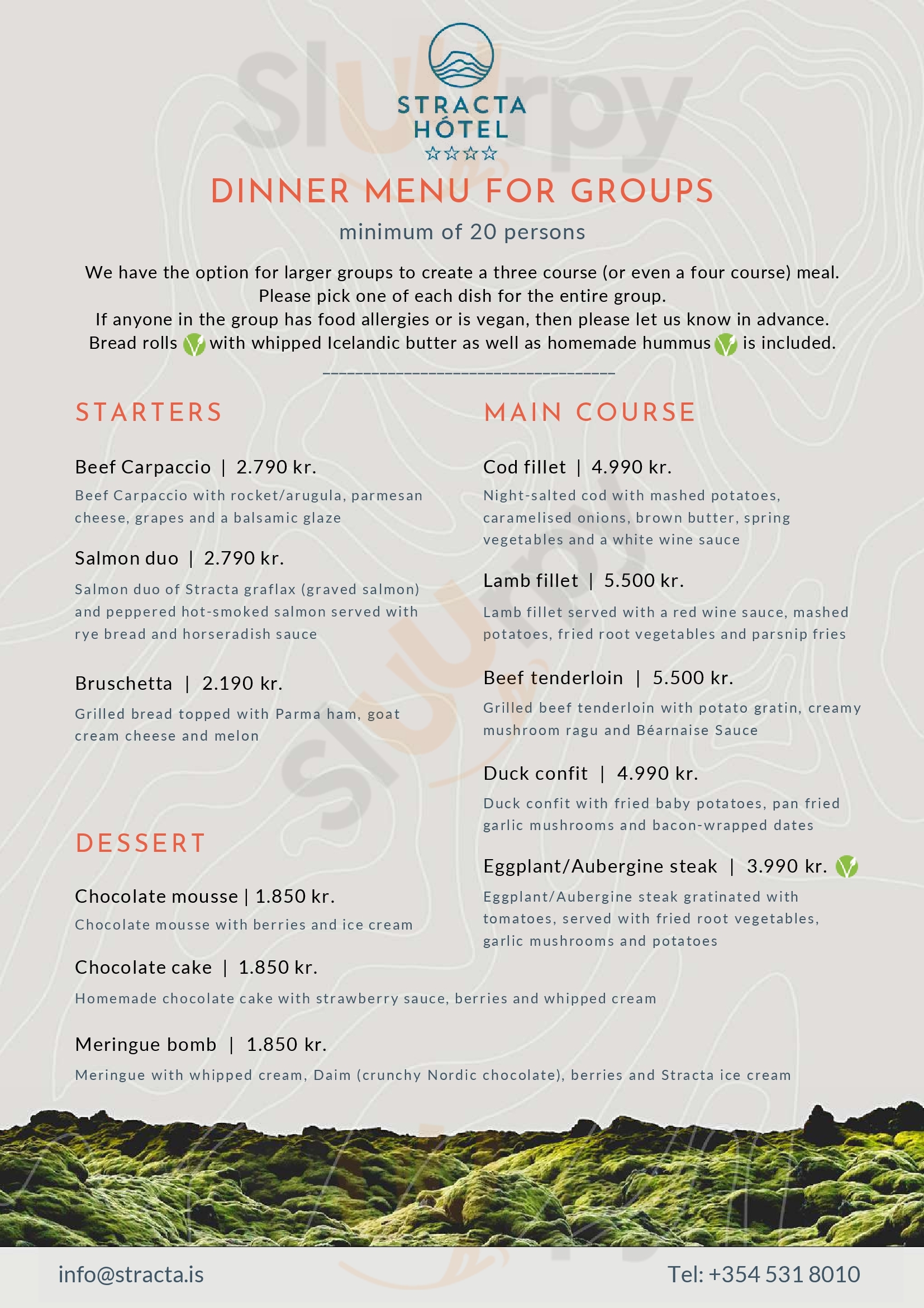 Stracta Bistro Hella Menu - 1