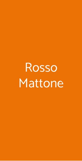 Rosso Mattone, Milano