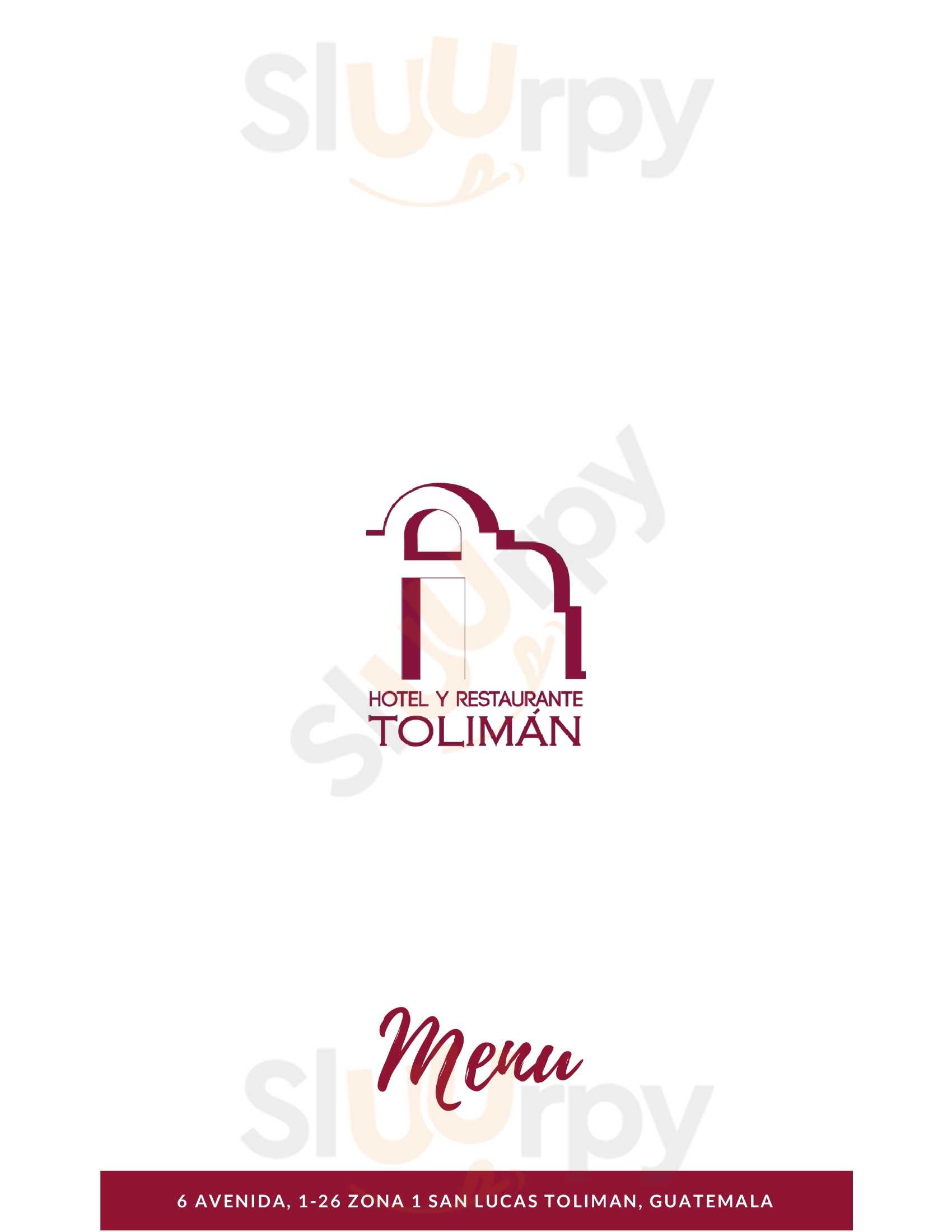 Toliman Restaurant San Lucas Toliman Menu - 1