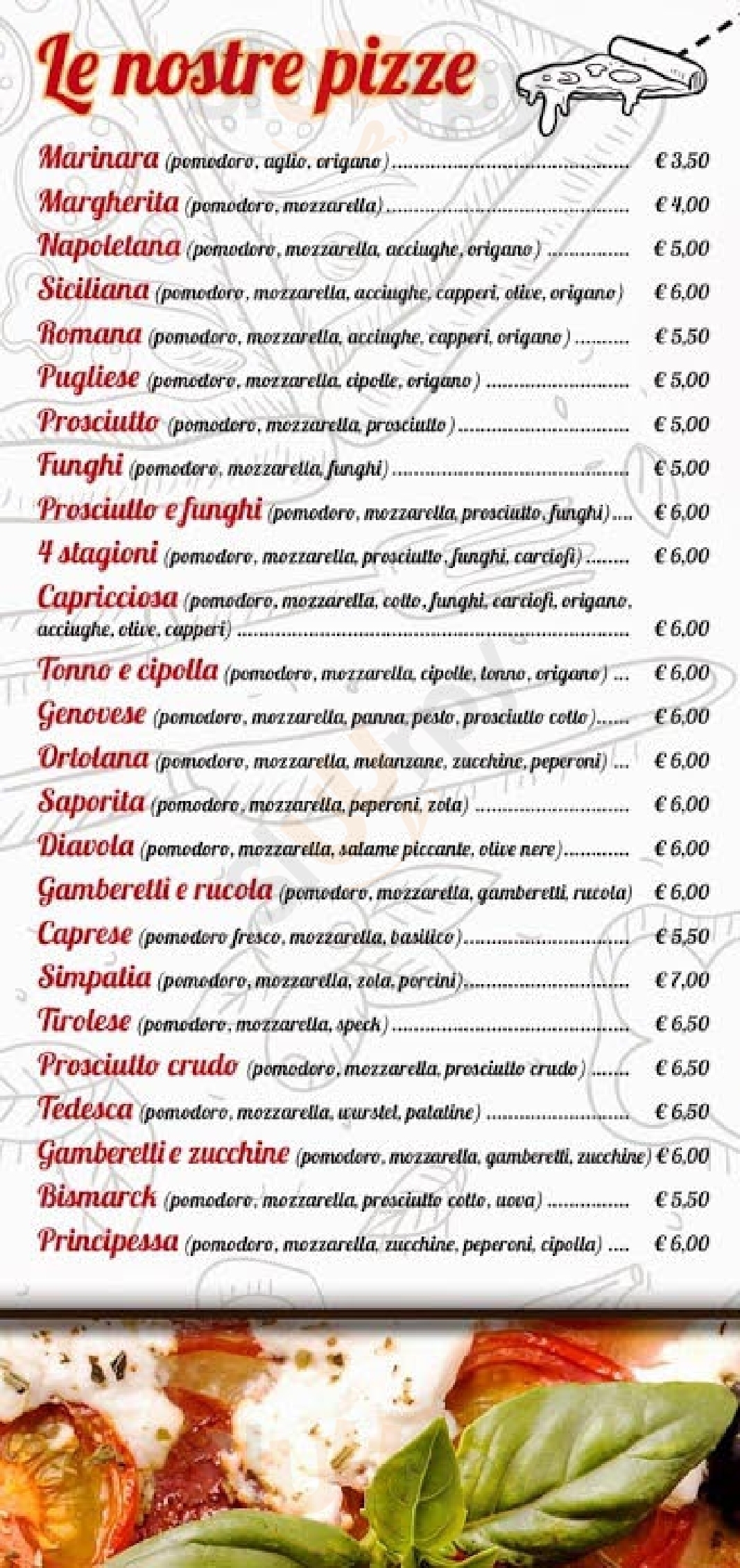 Trattoria Pizzeria "al Posto Giusto" Milano Menù - 1