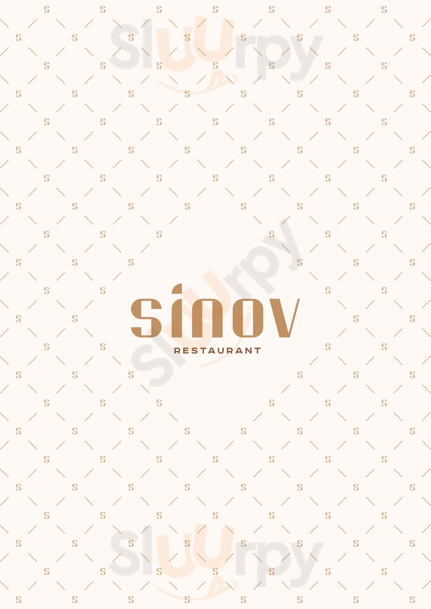 Sinov Restaurant Баку Menu - 1