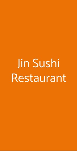 Jin Sushi Restaurant, Milano