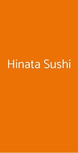 Hinata Sushi, Milano