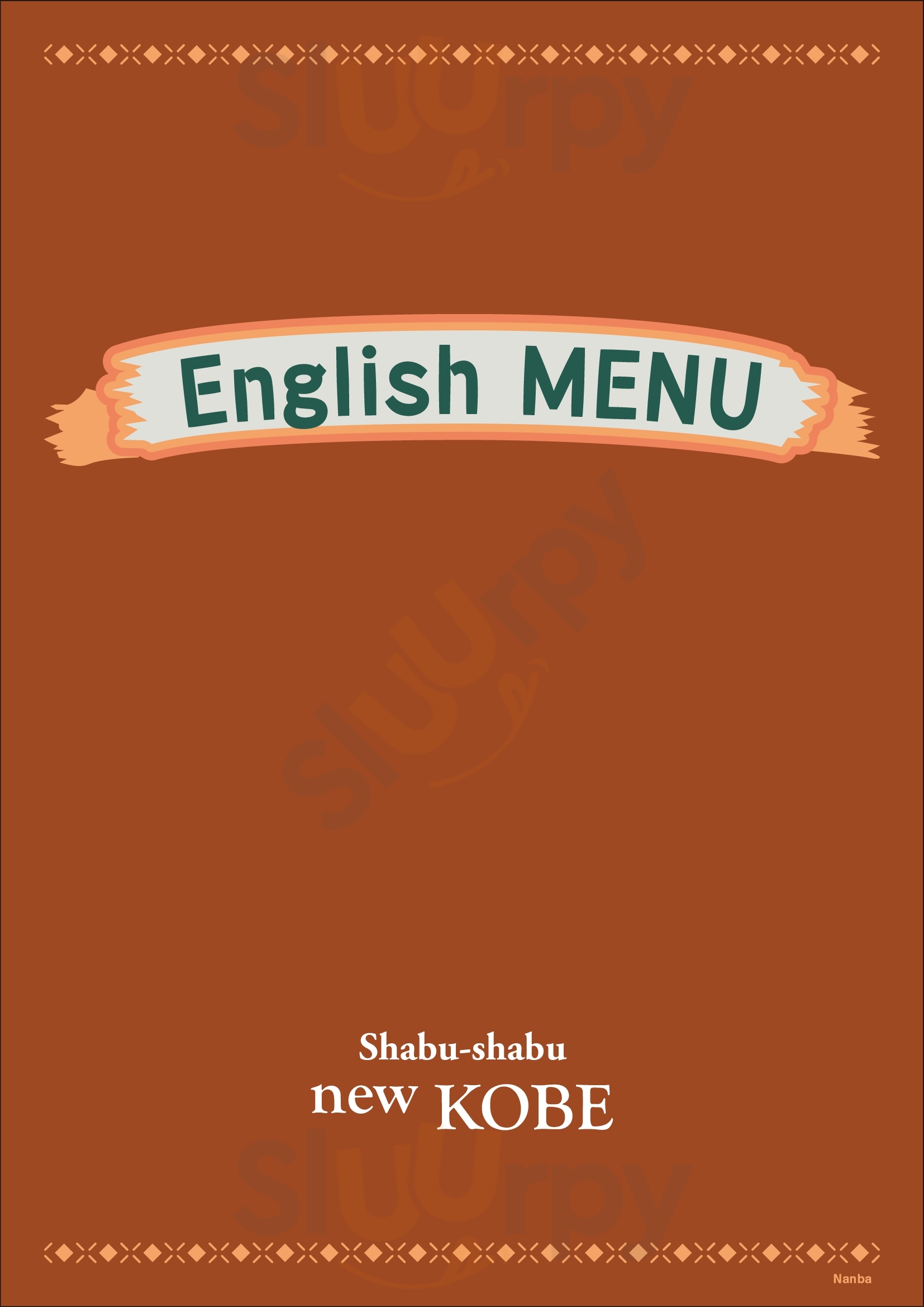 Main Menu - しゃぶしゃぶnew Kobeなんばウォーク店