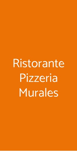 Ristorante Pizzeria Murales, Milano