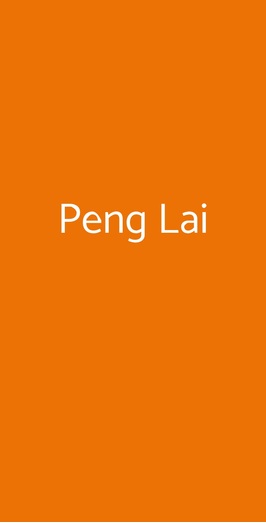 Peng Lai, Milano