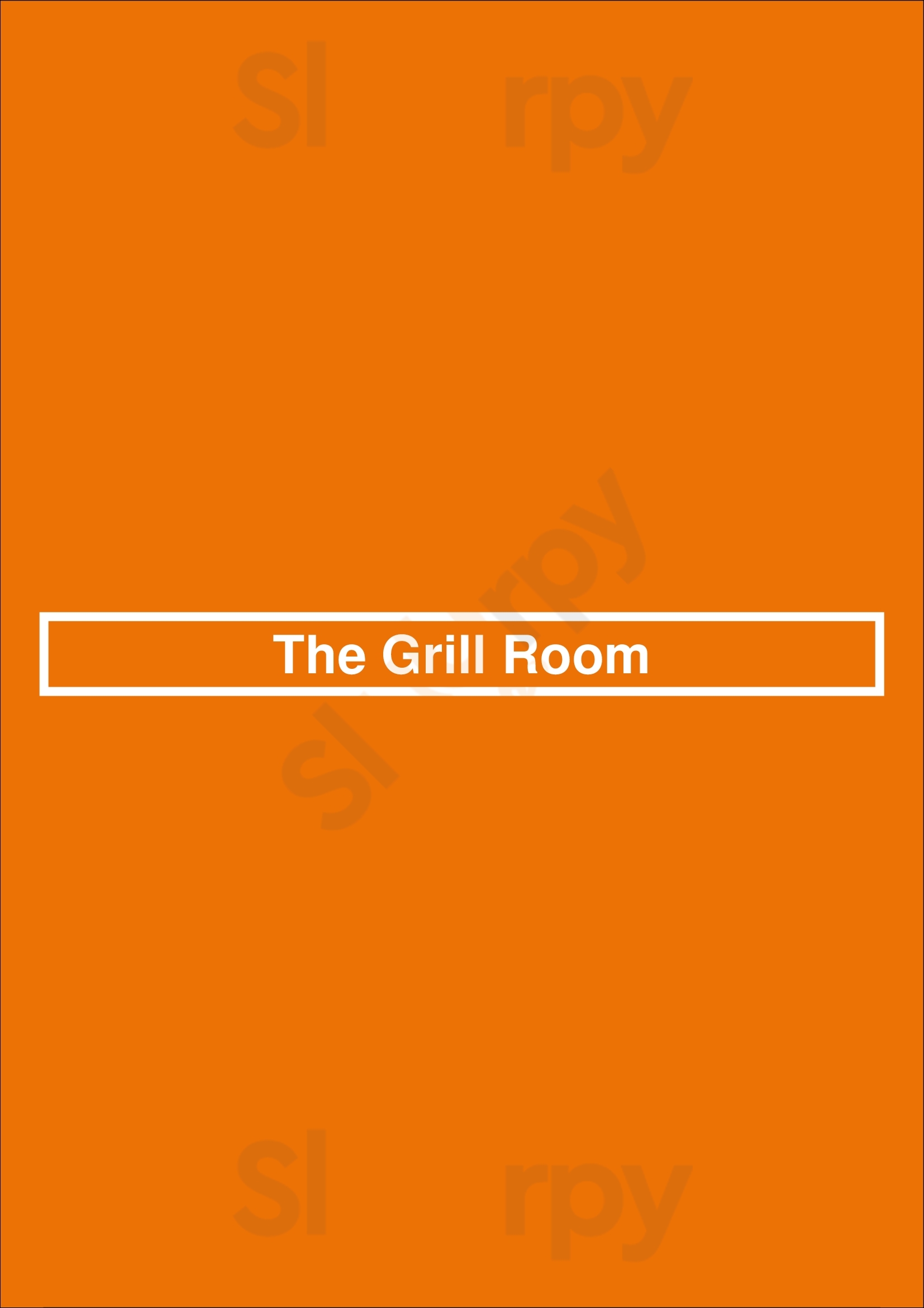 The Grill Room Agios Tychon Menu - 1