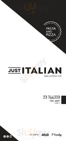 Just Italian menu
