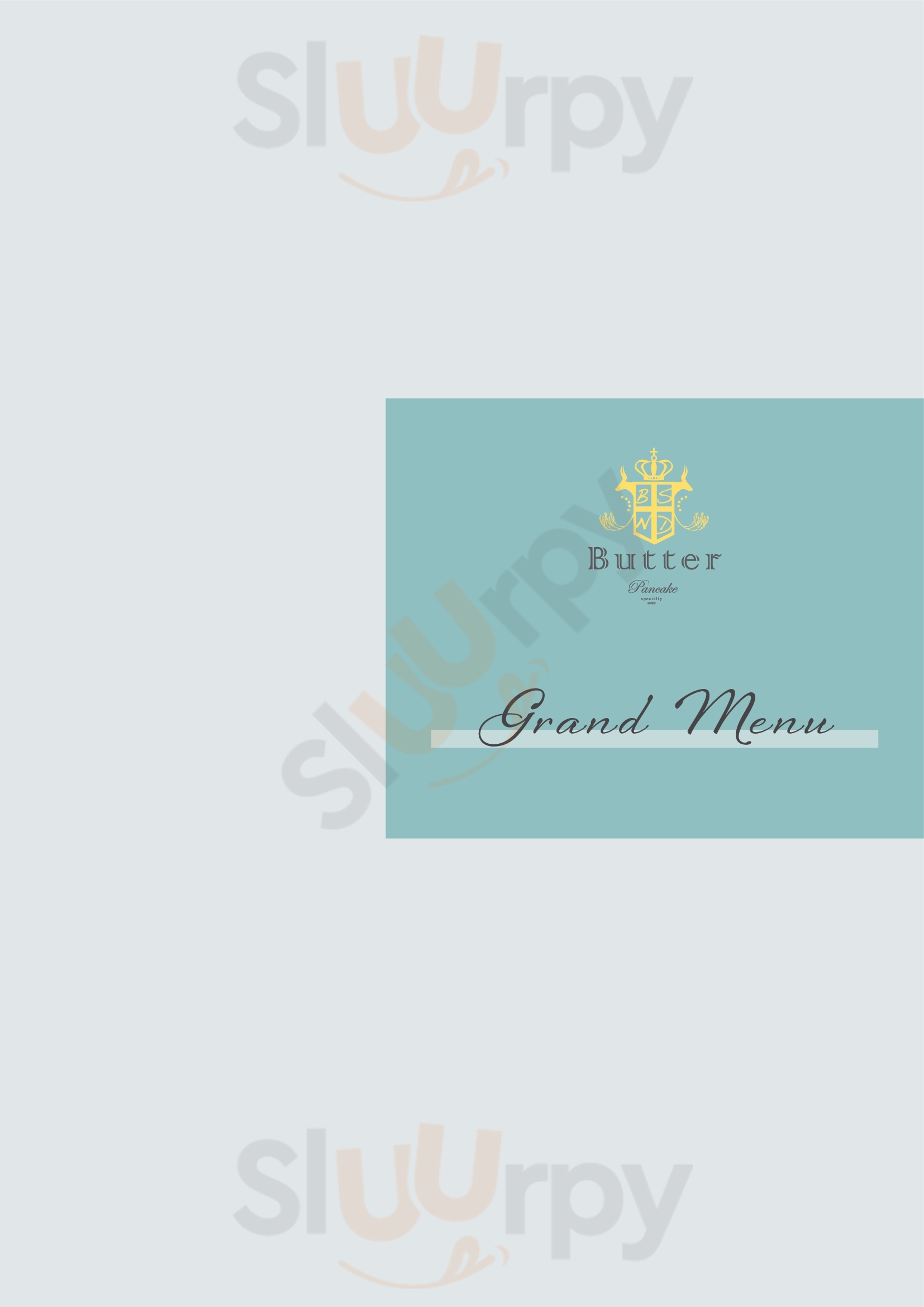 Main Menu - パンケーキ専門店 Butter あべのhoop