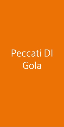 Ristorante Pizzeria Peccati Di Gola, Milano