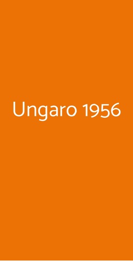 Ungaro 1956, Milano