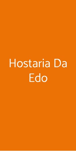 Hostaria Da Edo, Civate