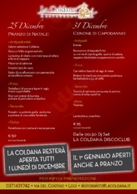 Menu natale 2018