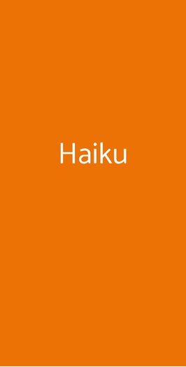 Haiku, Lodi