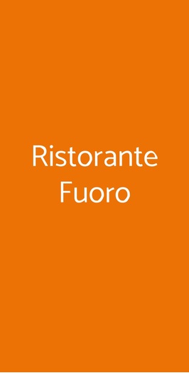 Ristorante Fuoro, Sorrento