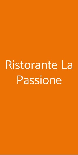 Ristorante La Passione, Casamicciola Terme