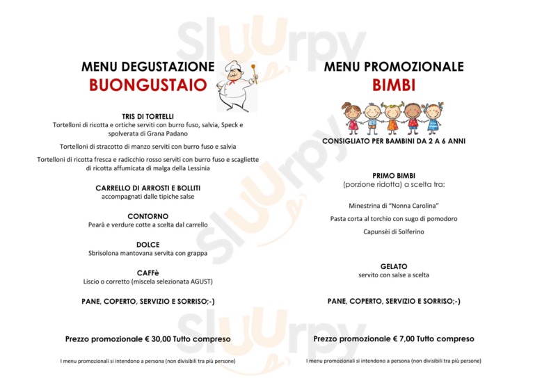 Menu degustazione