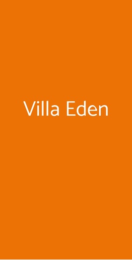 Villa Eden, Bagnolo San Vito