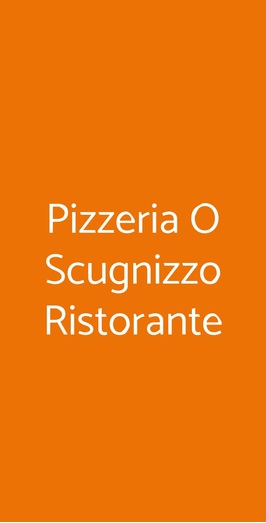 Scugnizzo Pizzeria Trattoria, Napoli