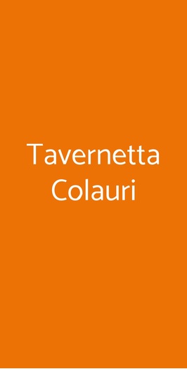 Tavernetta Colauri, Napoli