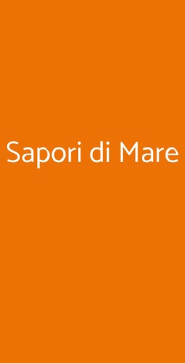 Sapori Di Mare, Portici
