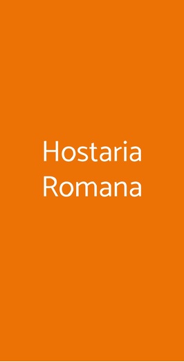 Hostaria Romana Quinto Quarto, Monza