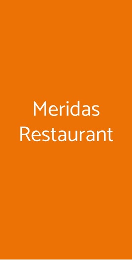 Meridas Restaurant, Lissone