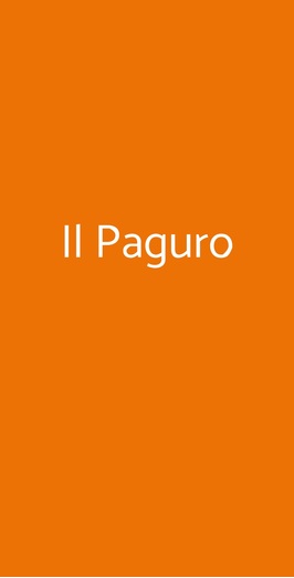 Il Paguro, Giussano