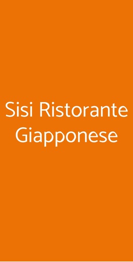 Sisi Ristorante Giapponese, Seveso