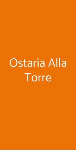 Ostaria Alla Torre, Giussano