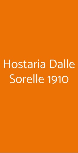 Hostaria Dalle Sorelle 1910, Napoli