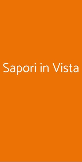 Sapori In Vista, Bacoli