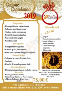 Menu capodanno 2018 2019