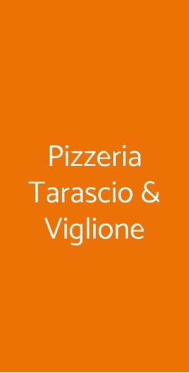 Pizzeria Tarascio Vomero, Napoli