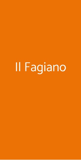 Il Fagiano, Giugliano in Campania