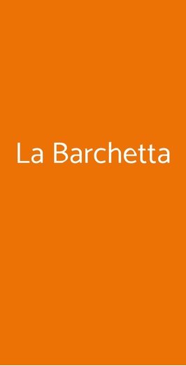 La Barchetta, Monza