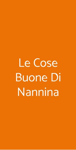 Le Cose Buone Di Nannina, San Gennaro Vesuviano